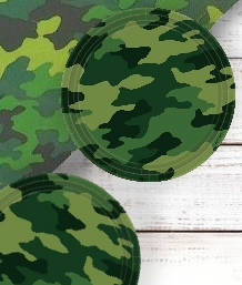 Army Camouflage Party Supplies | Balloons | Decorations | Packs